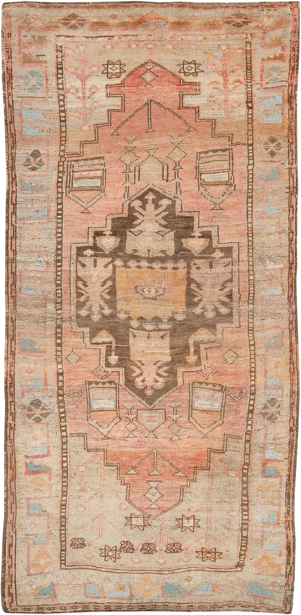 Vintage Turkish Anatolian Gallery Carpet, No.32976 - Gss
