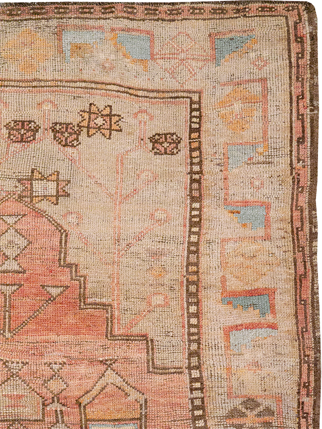 Vintage Turkish Anatolian Gallery Carpet, No.32976 - Gss