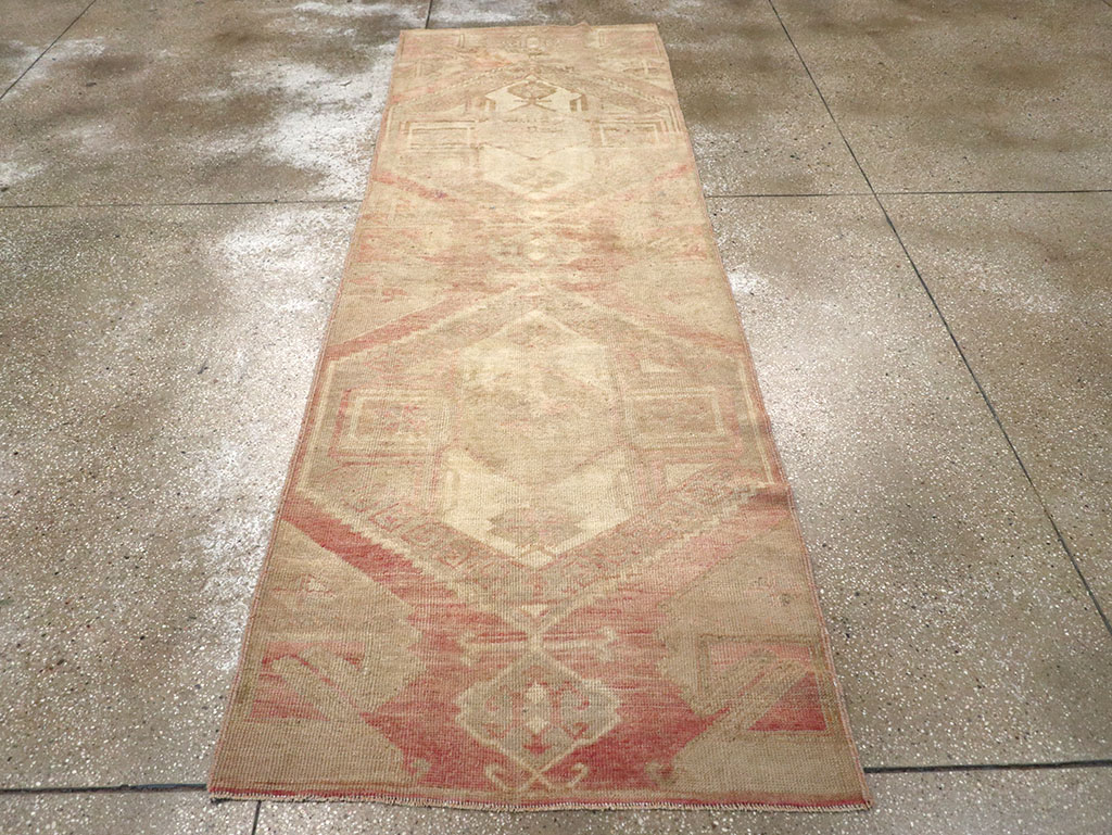 Vintage Turkish Anatolian Runner, No.32978 - Gss