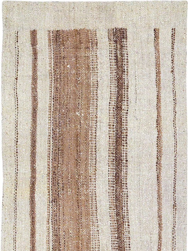 Vintage Turkish Flatweave Kilim Runner, No.32983 - Gss