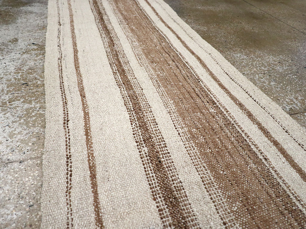 Vintage Turkish Flatweave Kilim Runner, No.32983 - Gss