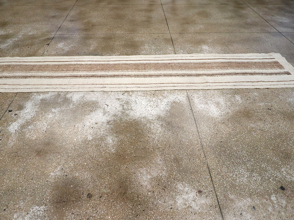 Vintage Turkish Flatweave Kilim Runner, No.32983 - Gss