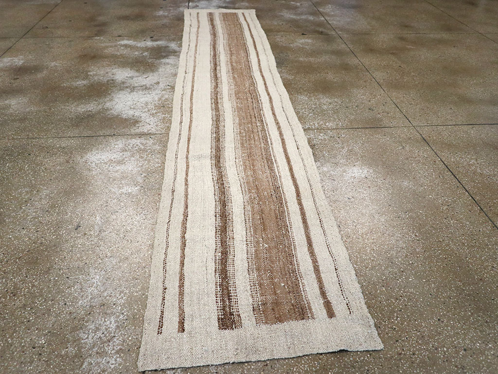 Vintage Turkish Flatweave Kilim Runner, No.32983 - Gss