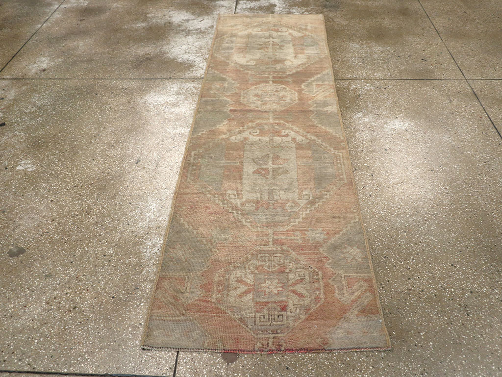 Vintage Turkish Anatolian Runner, No.32986 - Gss