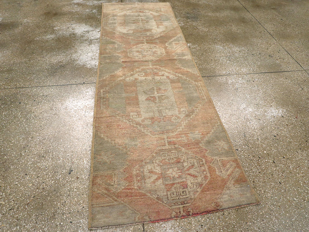 Vintage Turkish Anatolian Runner, No.32986 - Gss