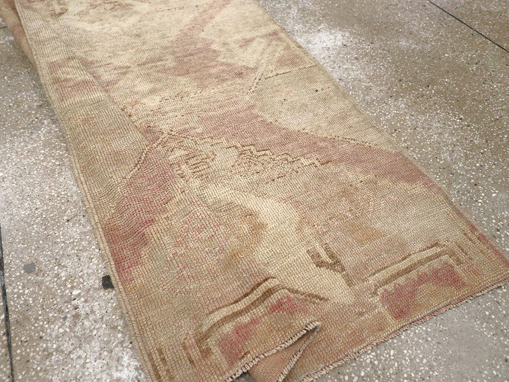 Vintage Turkish Anatolian Runner, No.32988 - Gss