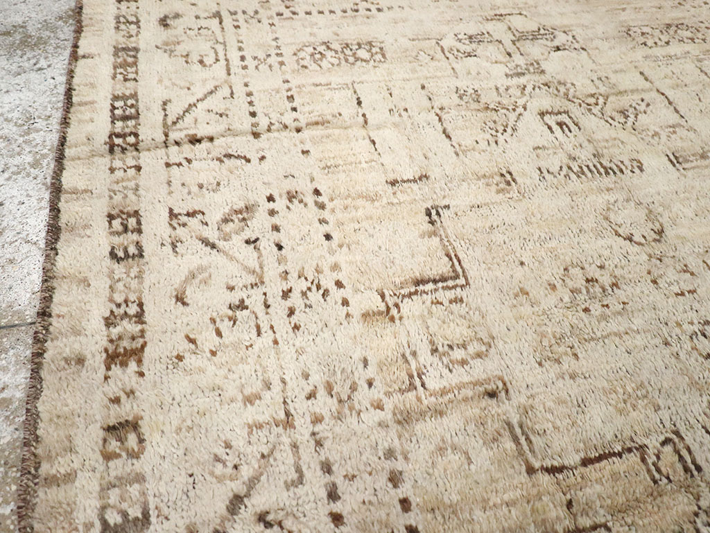 Modern Persian Gabbeh Accent Rug, No.32996 - Gss