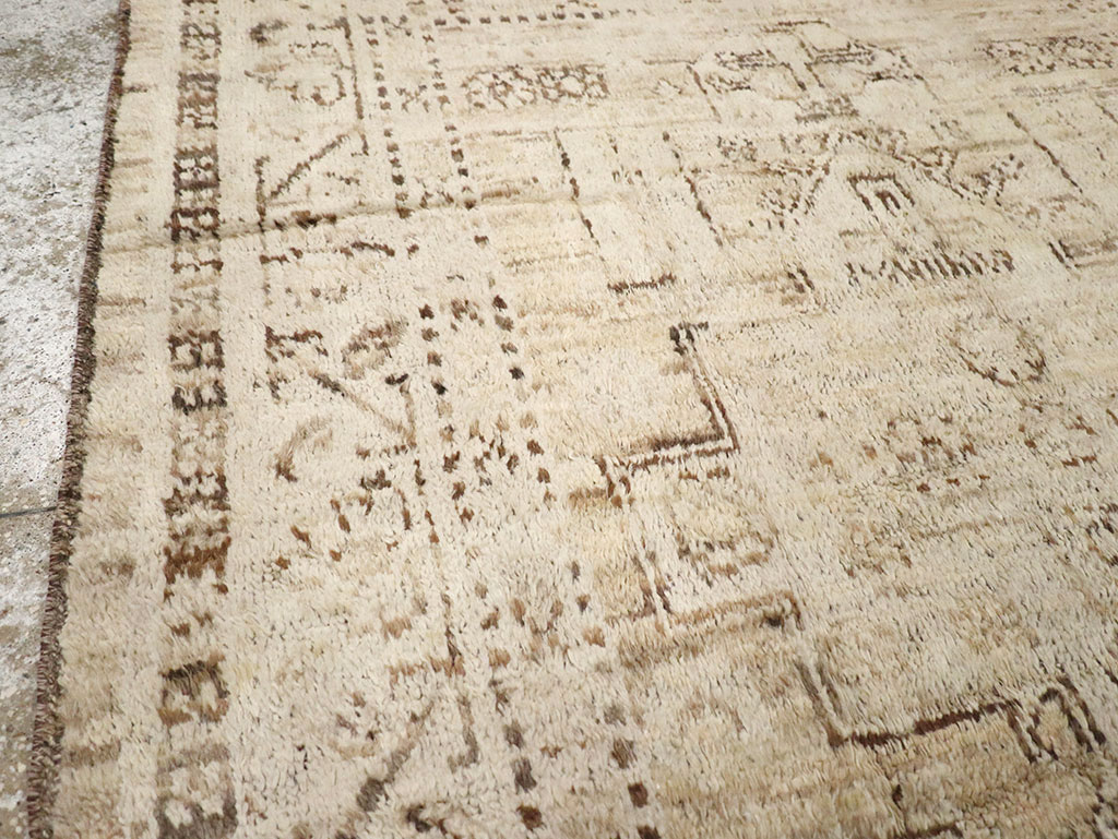 Modern Persian Gabbeh Accent Rug, No.32996 - Gss