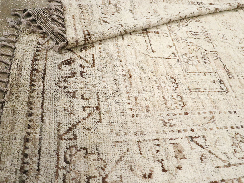 Modern Persian Gabbeh Accent Rug, No.32996 - Gss