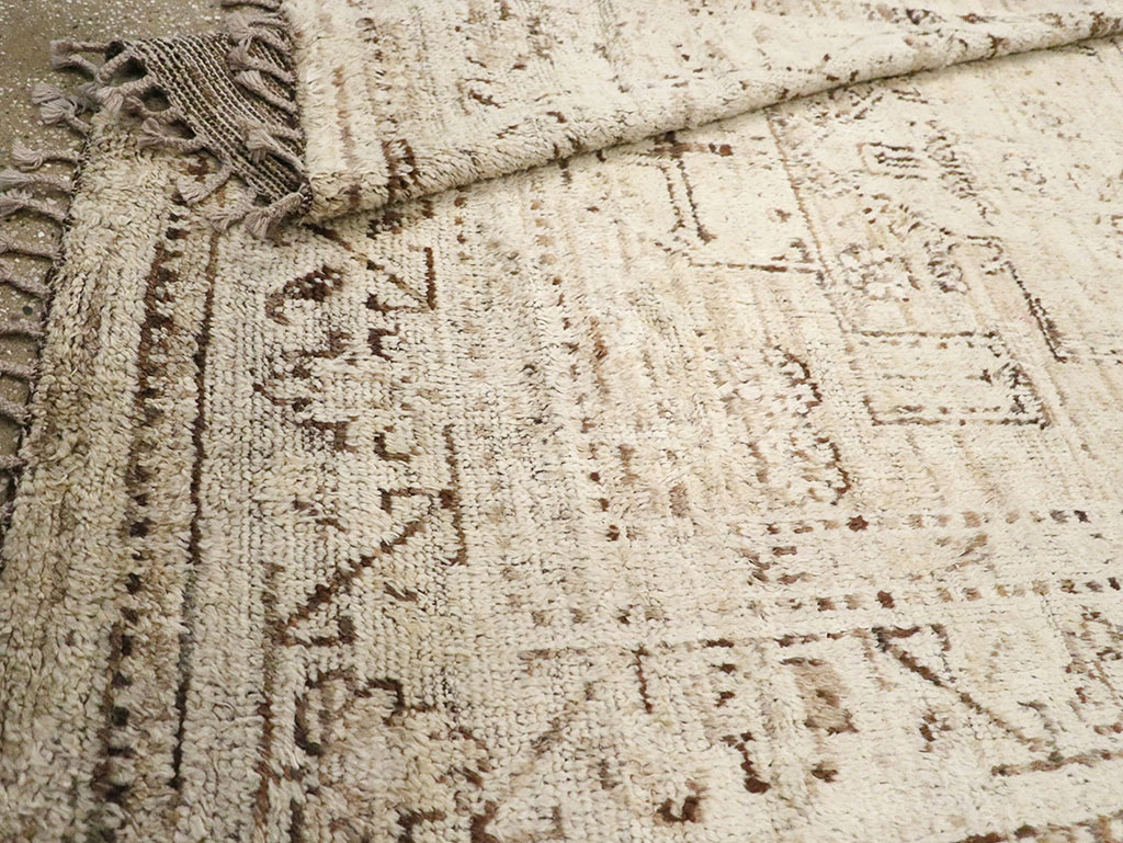 Modern Persian Gabbeh Accent Rug, No.32996 - Gss