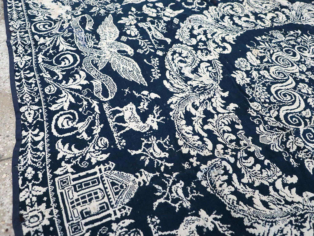 Antique American Coverlet, No.32999 - Gss