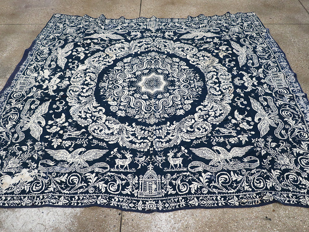 Antique American Coverlet, No.32999 - Gss