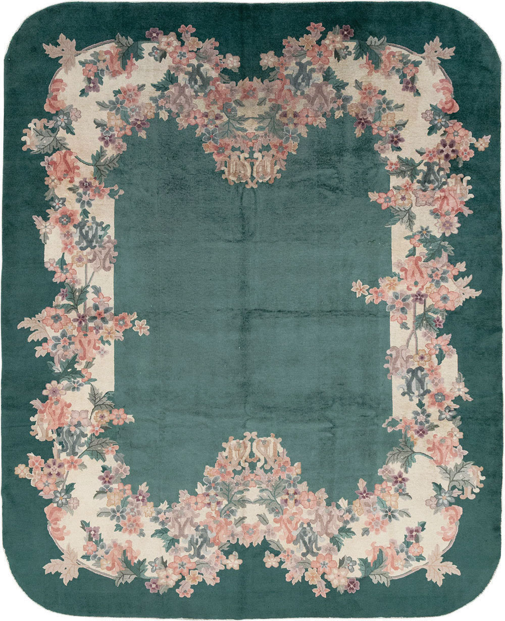 Vintage Chinese Art Deco Room Size Carpet, No.33001 - Gss