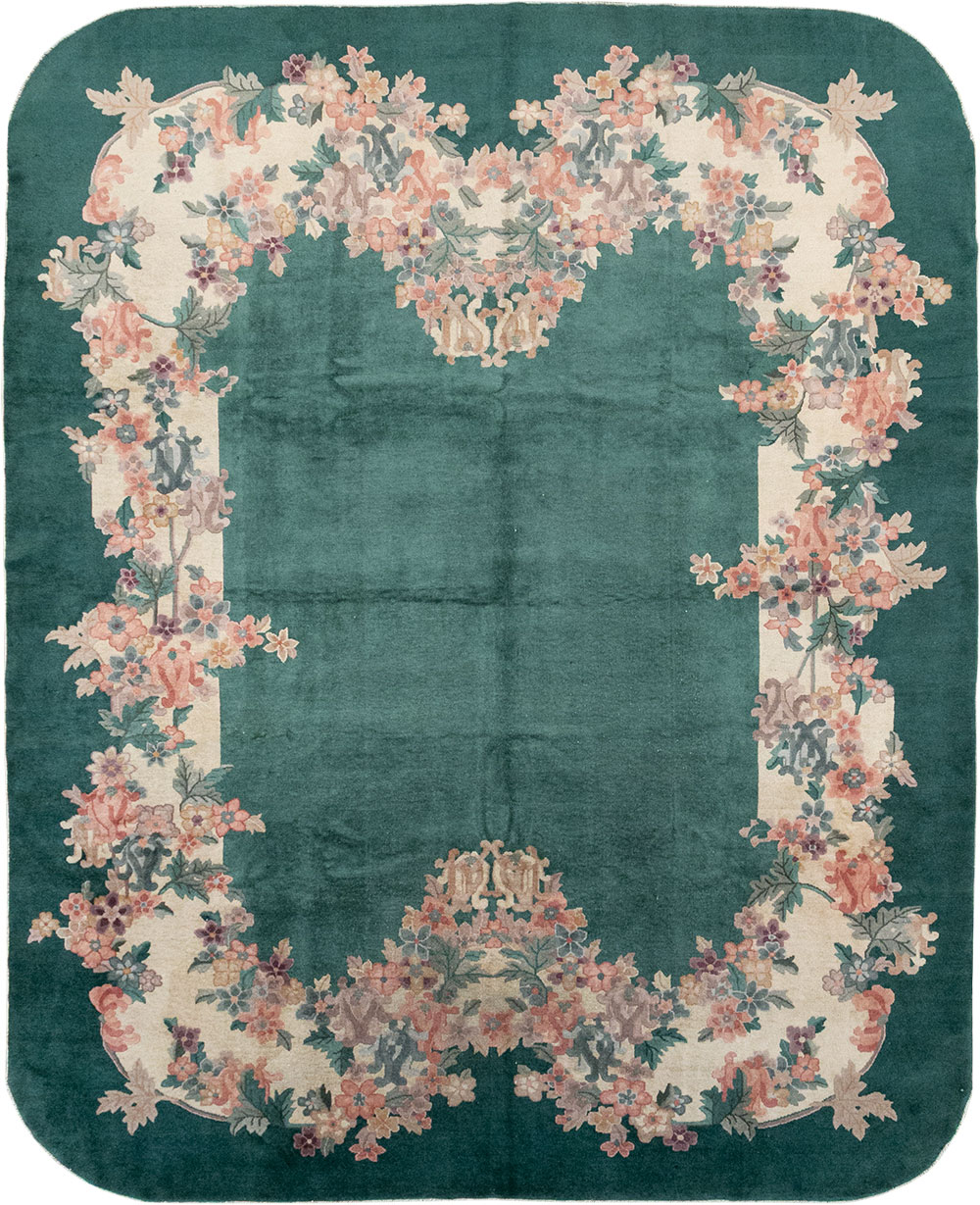 Vintage Chinese Art Deco Room Size Carpet, No.33001 - Gss