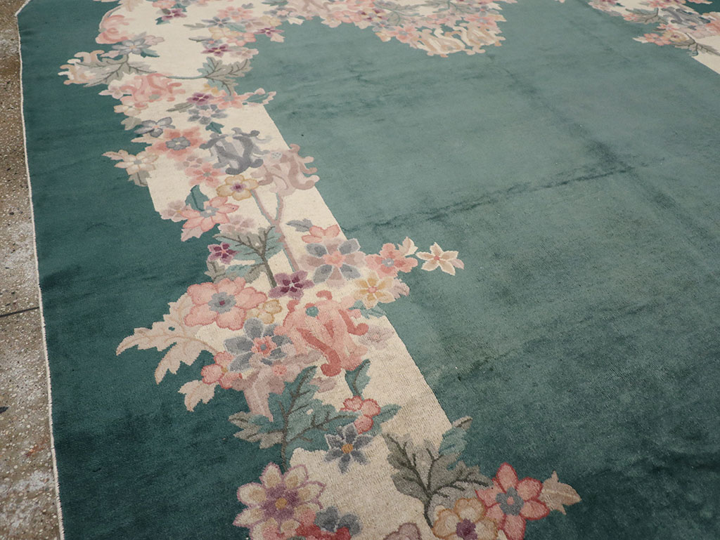 Vintage Chinese Art Deco Room Size Carpet, No.33001 - Gss