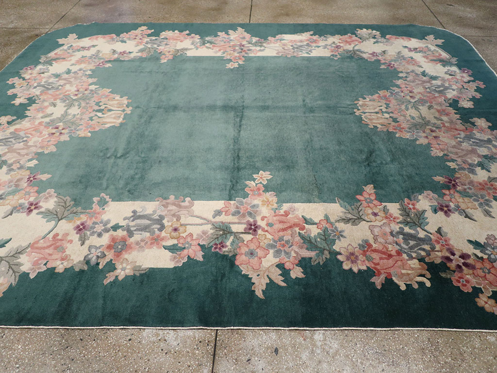 Vintage Chinese Art Deco Room Size Carpet, No.33001 - Gss