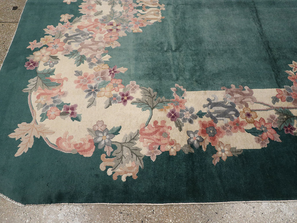 Vintage Chinese Art Deco Room Size Carpet, No.33001 - Gss