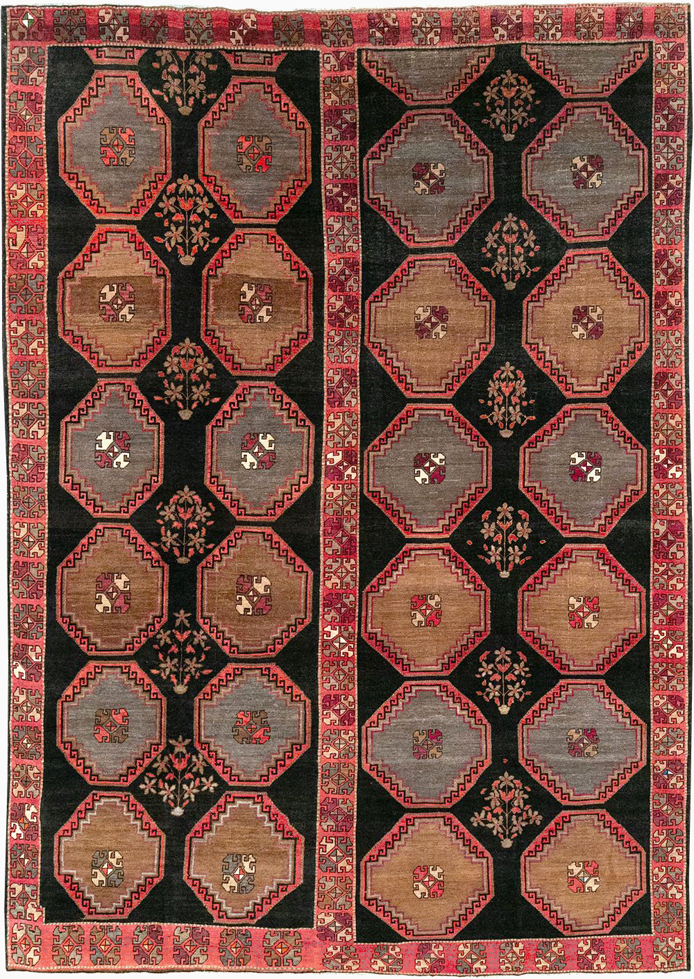 Vintage Turkish Anatolian Large Carpet, No.33004 - Gss