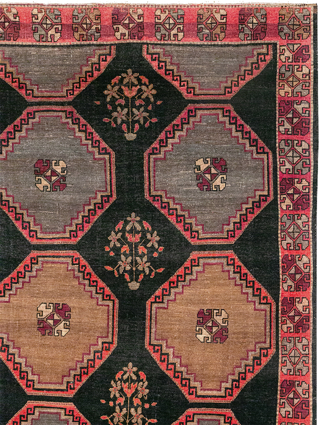 Vintage Turkish Anatolian Large Carpet, No.33004 - Gss
