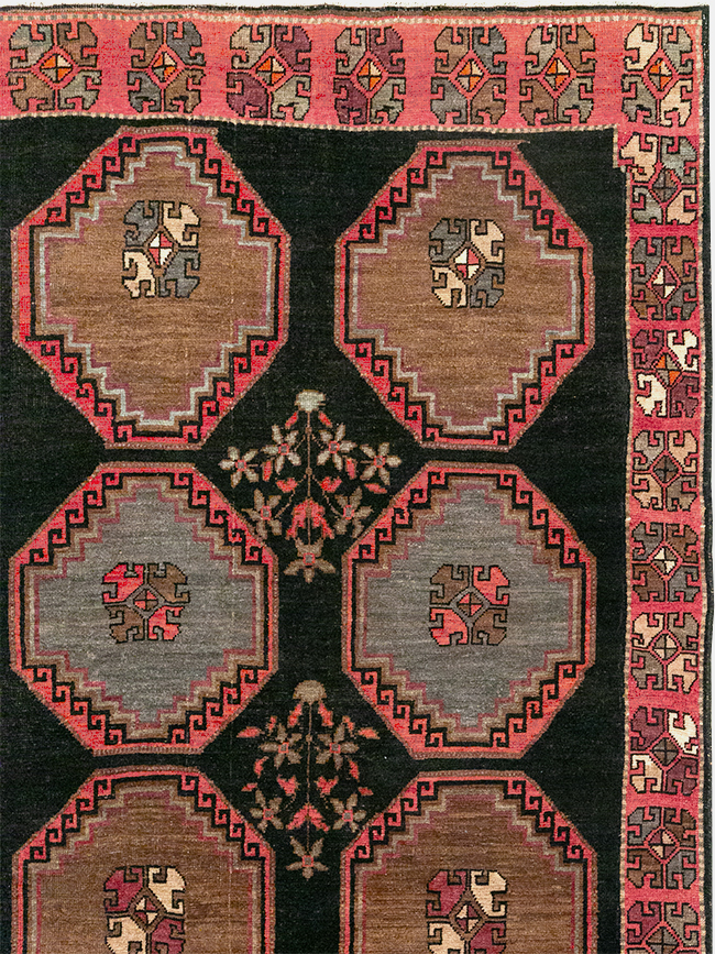 Vintage Turkish Anatolian Large Carpet, No.33004 - Gss