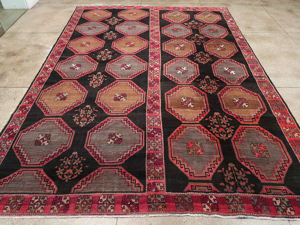 Vintage Turkish Anatolian Large Carpet, No.33004 - Gss