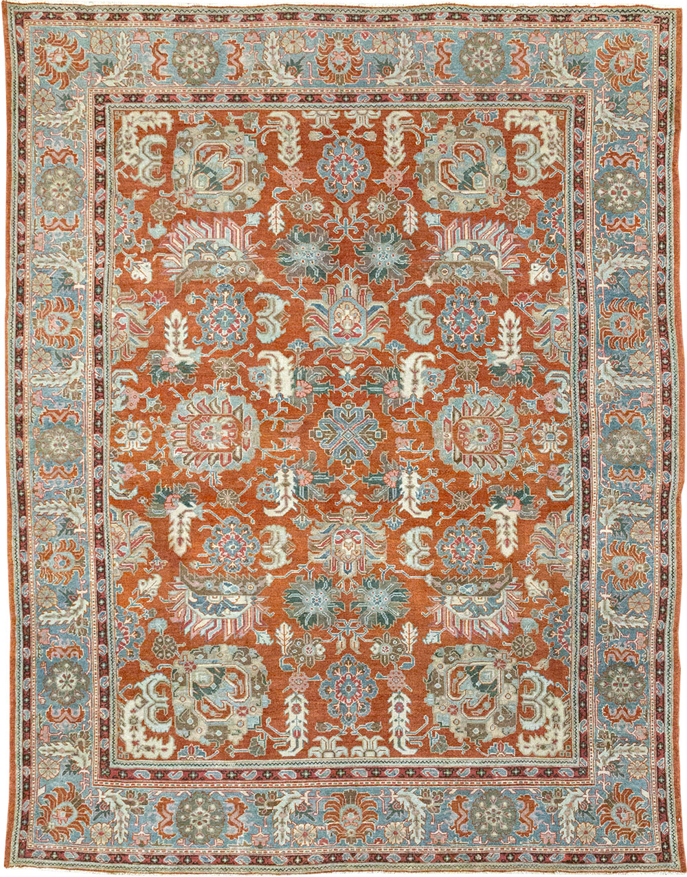 Antique Persian Malayer Accent Carpet, No.33006 - Gss