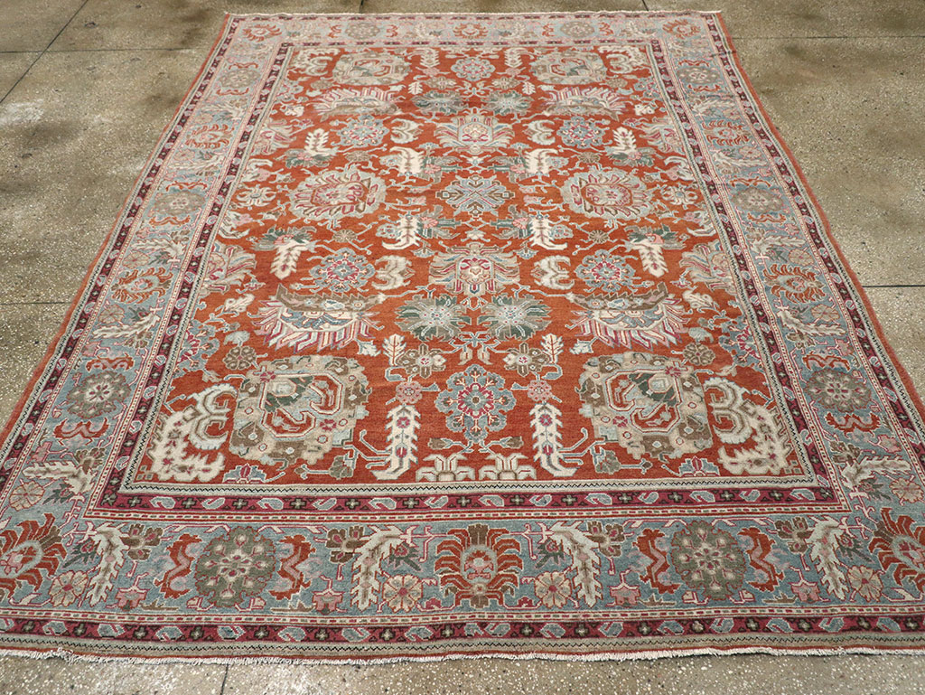 Antique Persian Malayer Accent Carpet, No.33006 - Gss