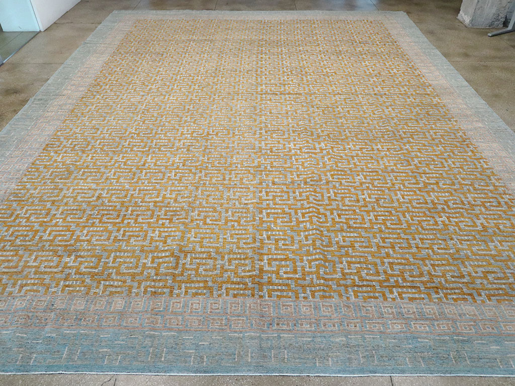 Modern East Turkestan Khotan Oversize Carpet, No.33012 - Gss
