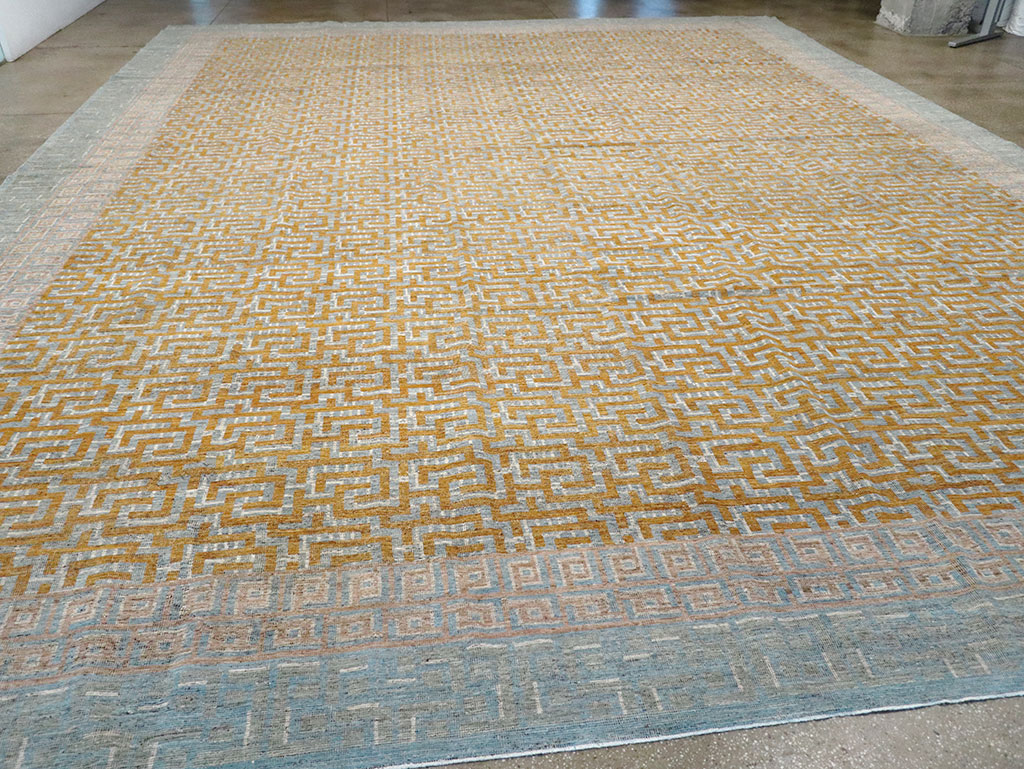 Modern East Turkestan Khotan Oversize Carpet, No.33012 - Gss