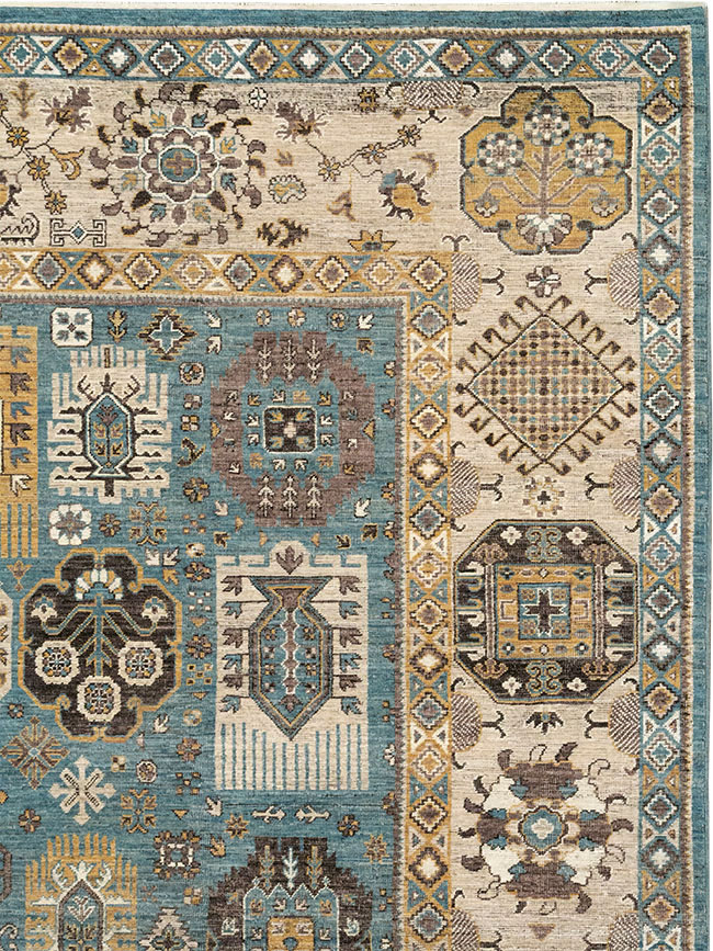 Modern East Turkestan Khotan Room Size Carpet, No.33015 - Gss