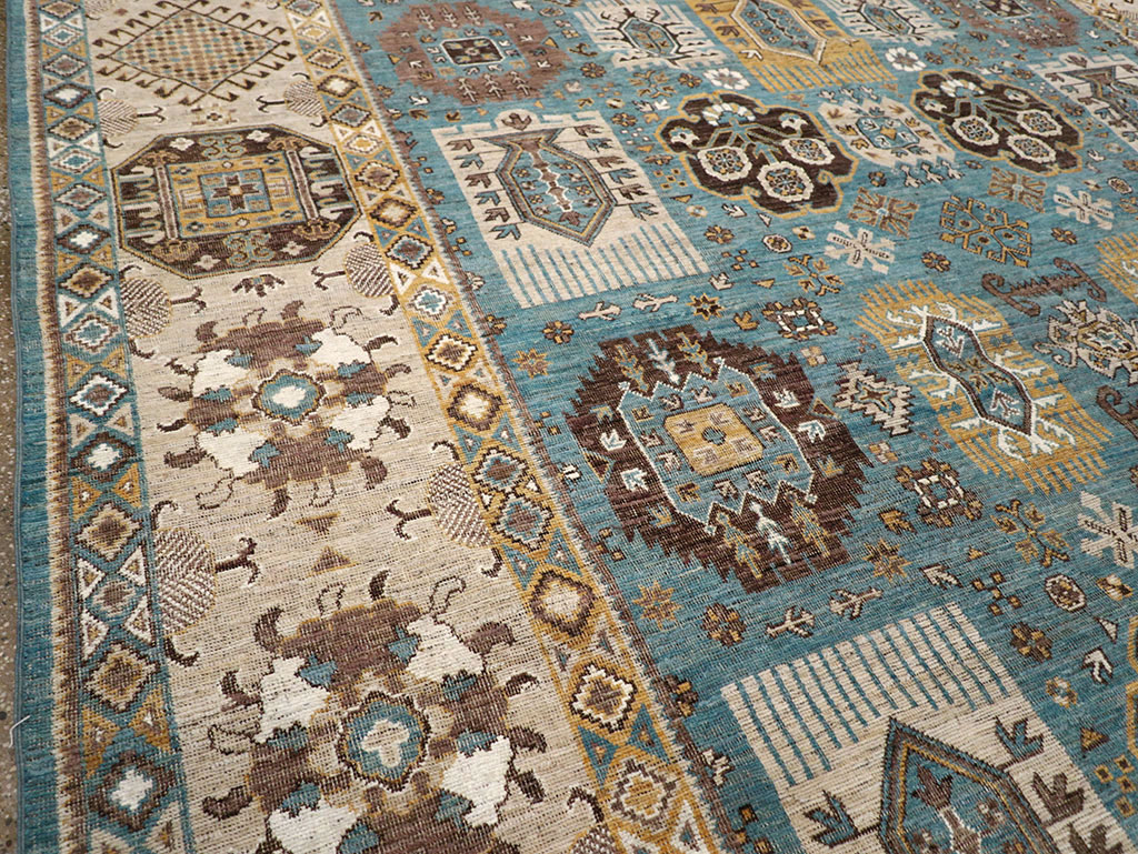 Modern East Turkestan Khotan Room Size Carpet, No.33015 - Gss