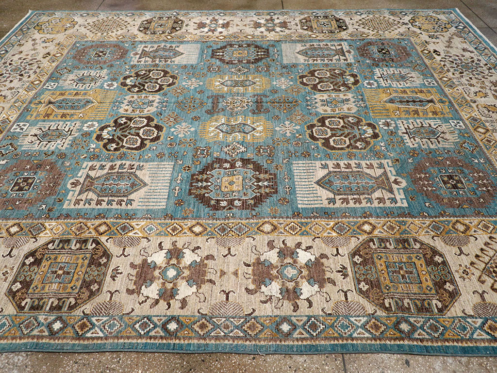 Modern East Turkestan Khotan Room Size Carpet, No.33015 - Gss
