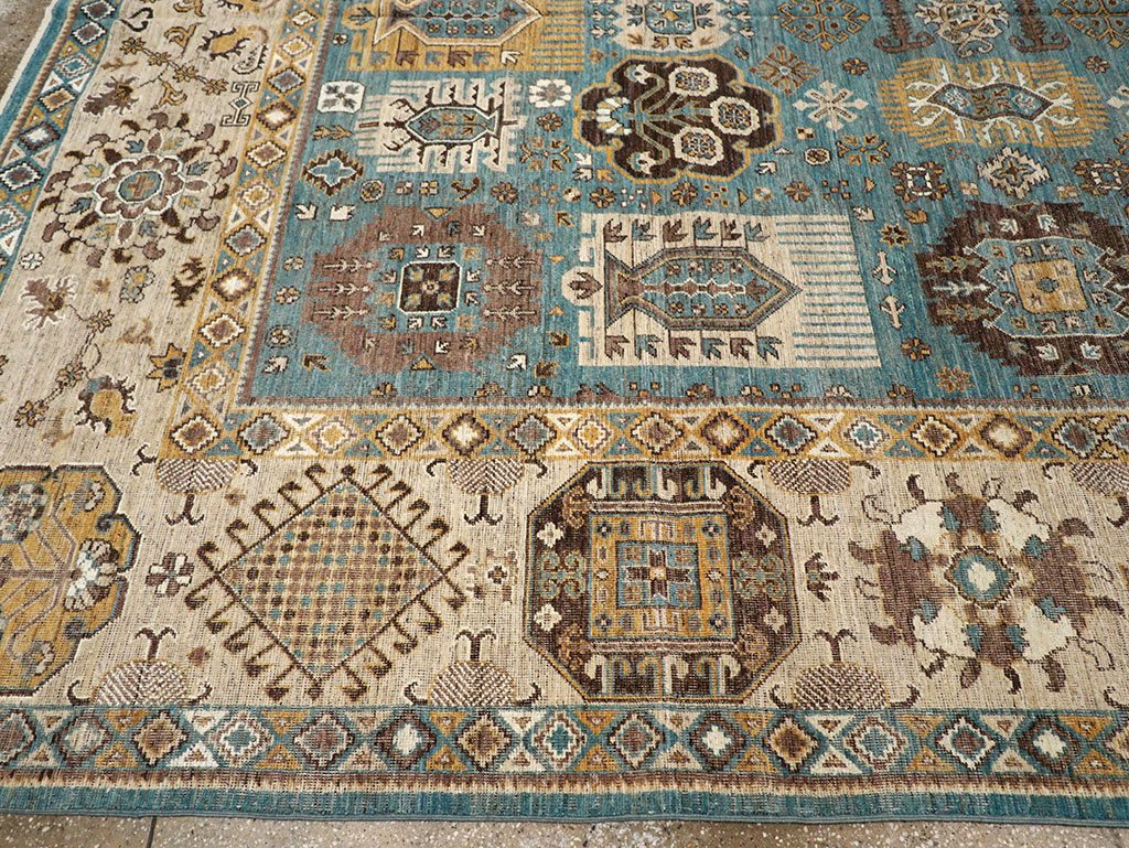Modern East Turkestan Khotan Room Size Carpet, No.33015 - Gss