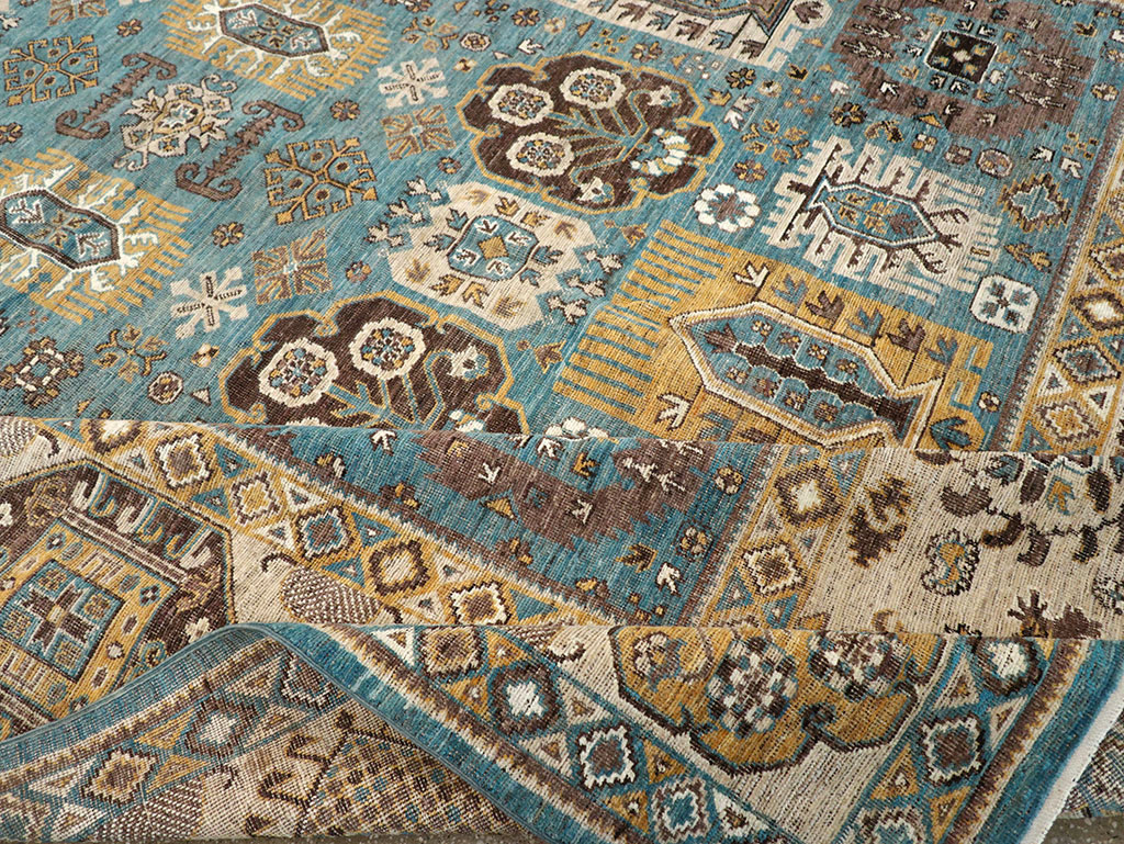 Modern East Turkestan Khotan Room Size Carpet, No.33015 - Gss