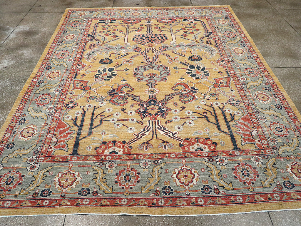 Modern East Turkestan Khotan Room Size Carpet, No.33016 - Gss