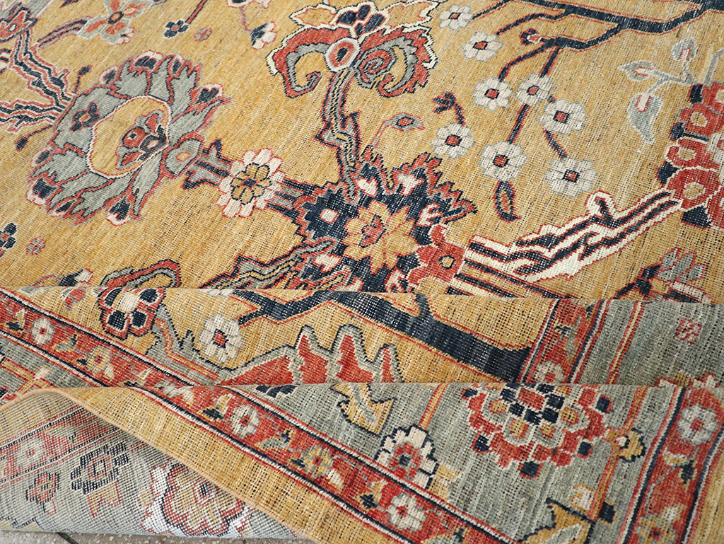 Modern East Turkestan Khotan Room Size Carpet, No.33016 - Gss