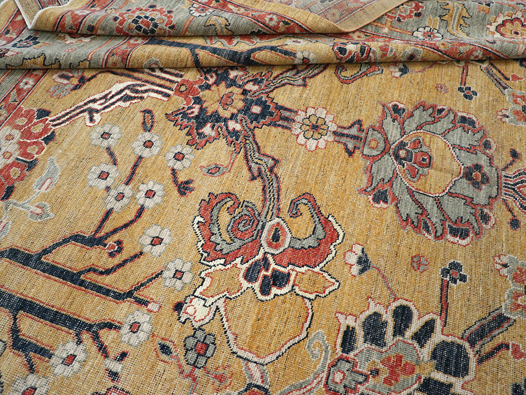 Modern East Turkestan Khotan Room Size Carpet, No.33016 - Gss