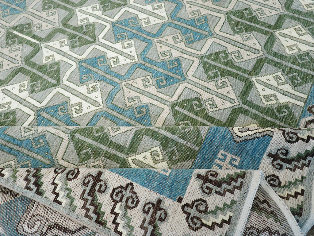 Modern East Turkestan Khotan Room Size Carpet, No.33017 - Gss