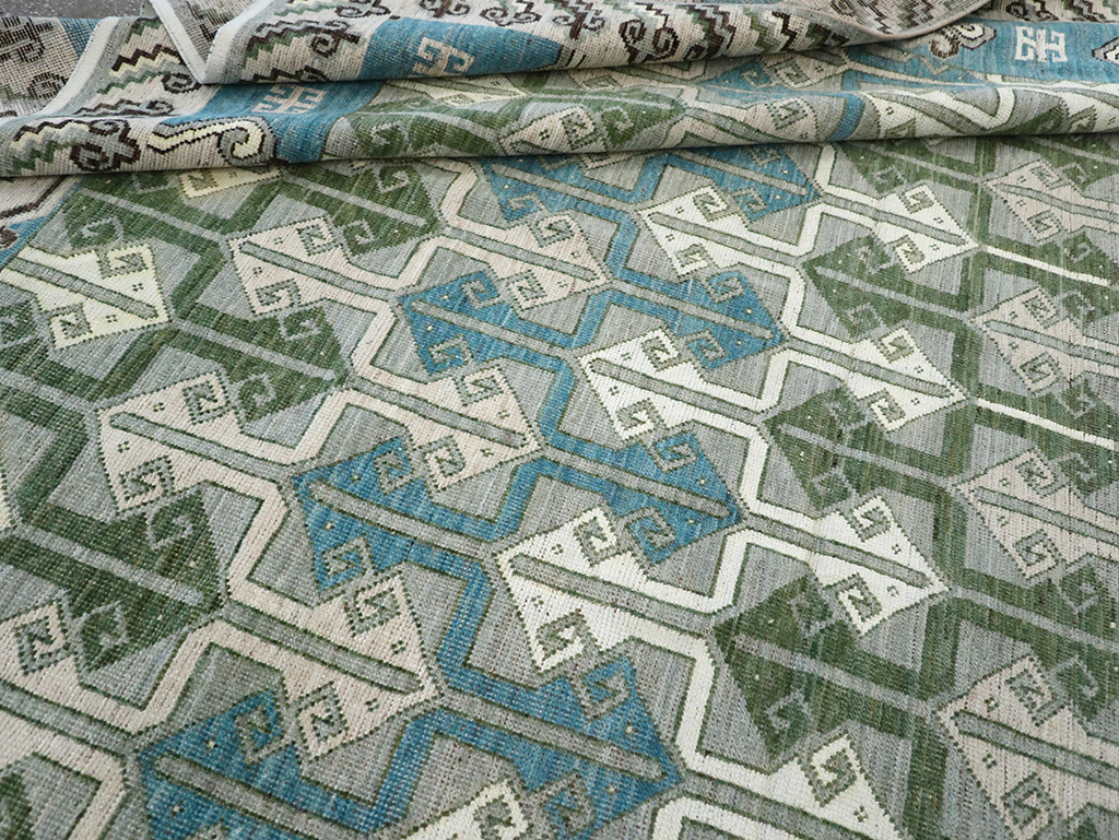 Modern East Turkestan Khotan Room Size Carpet, No.33017 - Gss