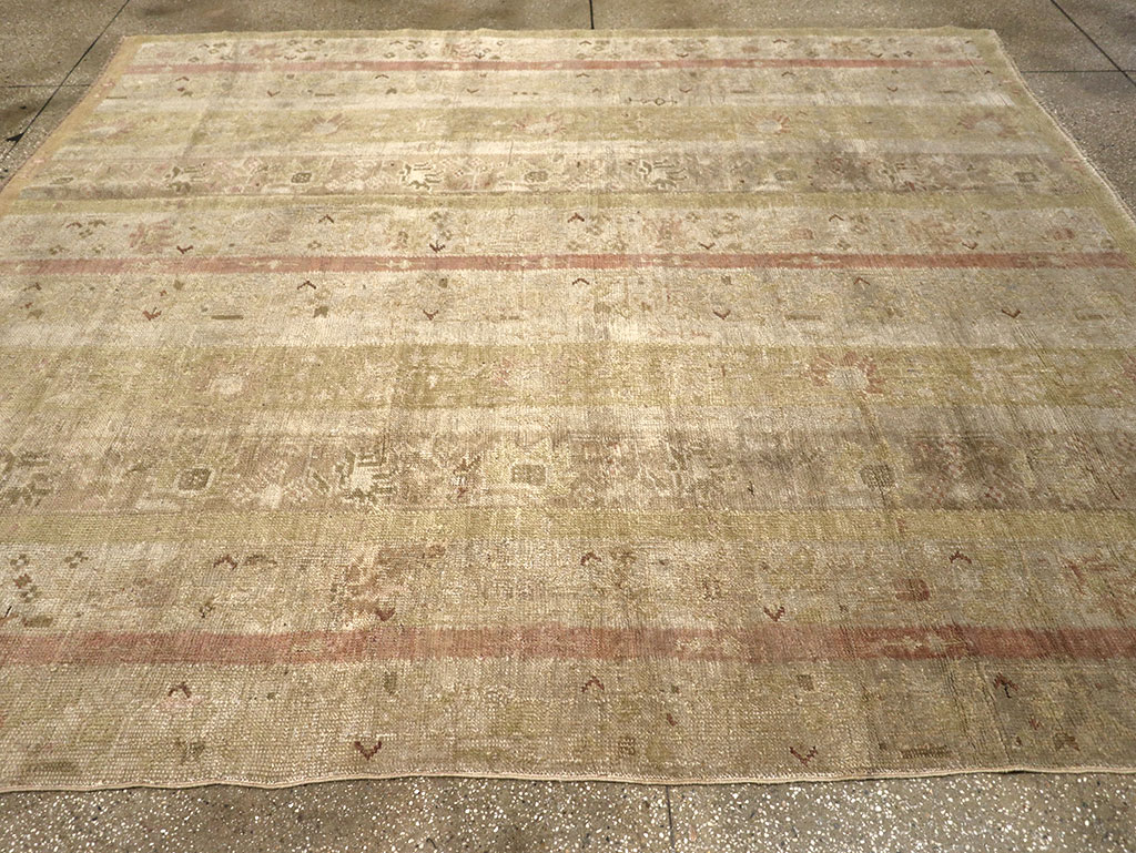 Antique Turkish Ghiordes Room Size Carpet, No.33020 - Gss