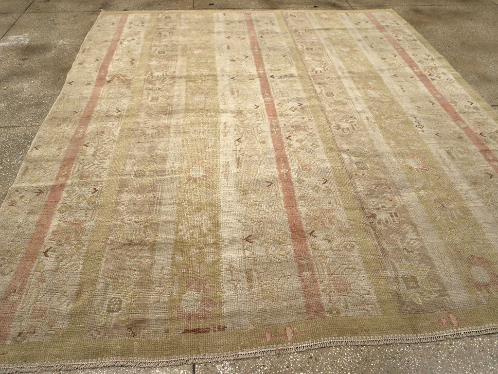 Antique Turkish Ghiordes Room Size Carpet, No.33020 - Gss