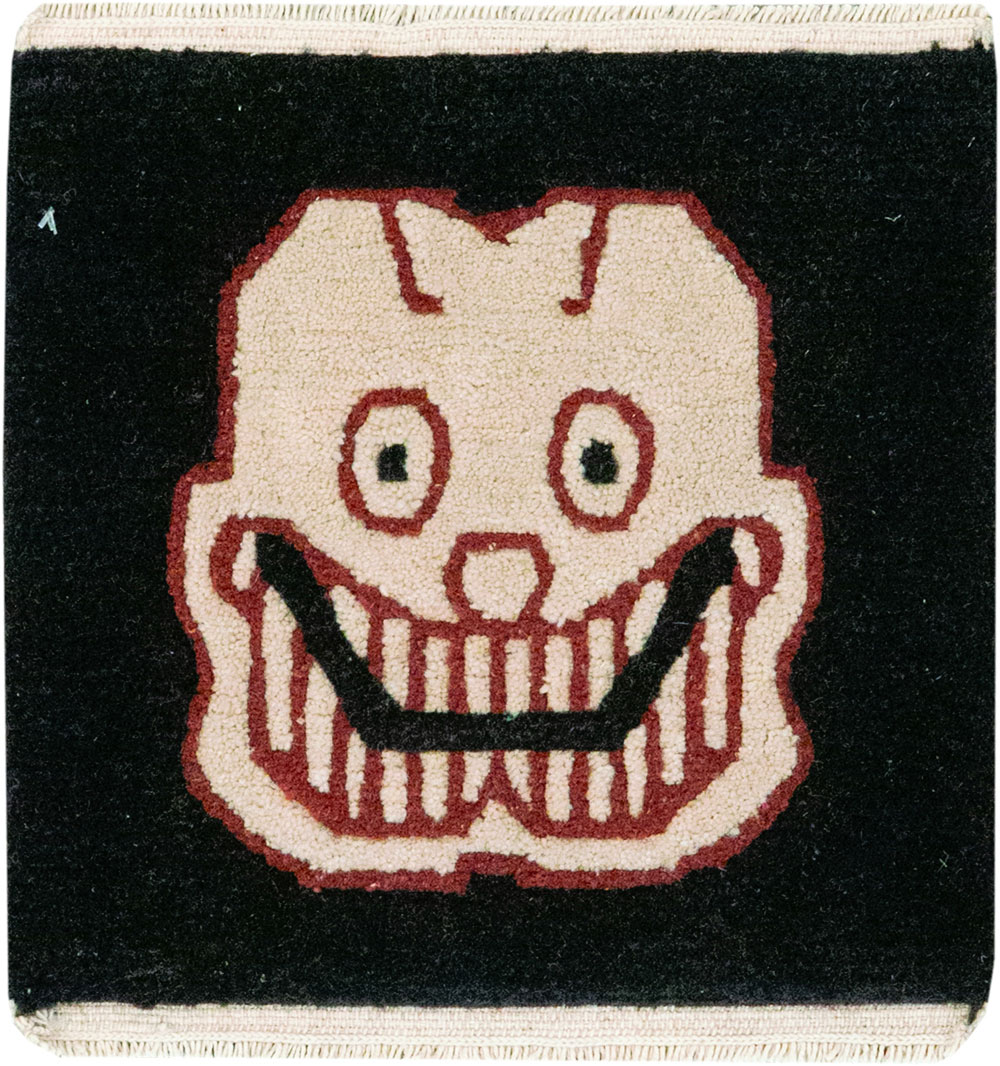 Vintage Tibetan Pictorial Rug (Pair: 1 of 2), No.33022 - Gss