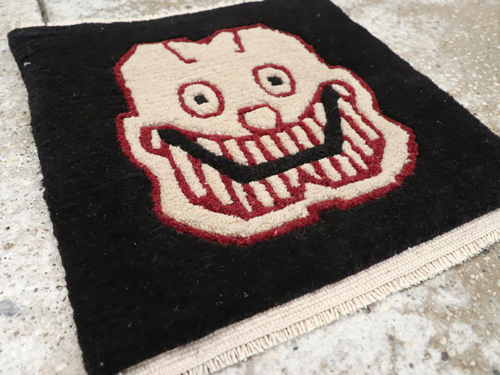 Vintage Tibetan Pictorial Rug (Pair: 1 of 2), No.33022 - Gss