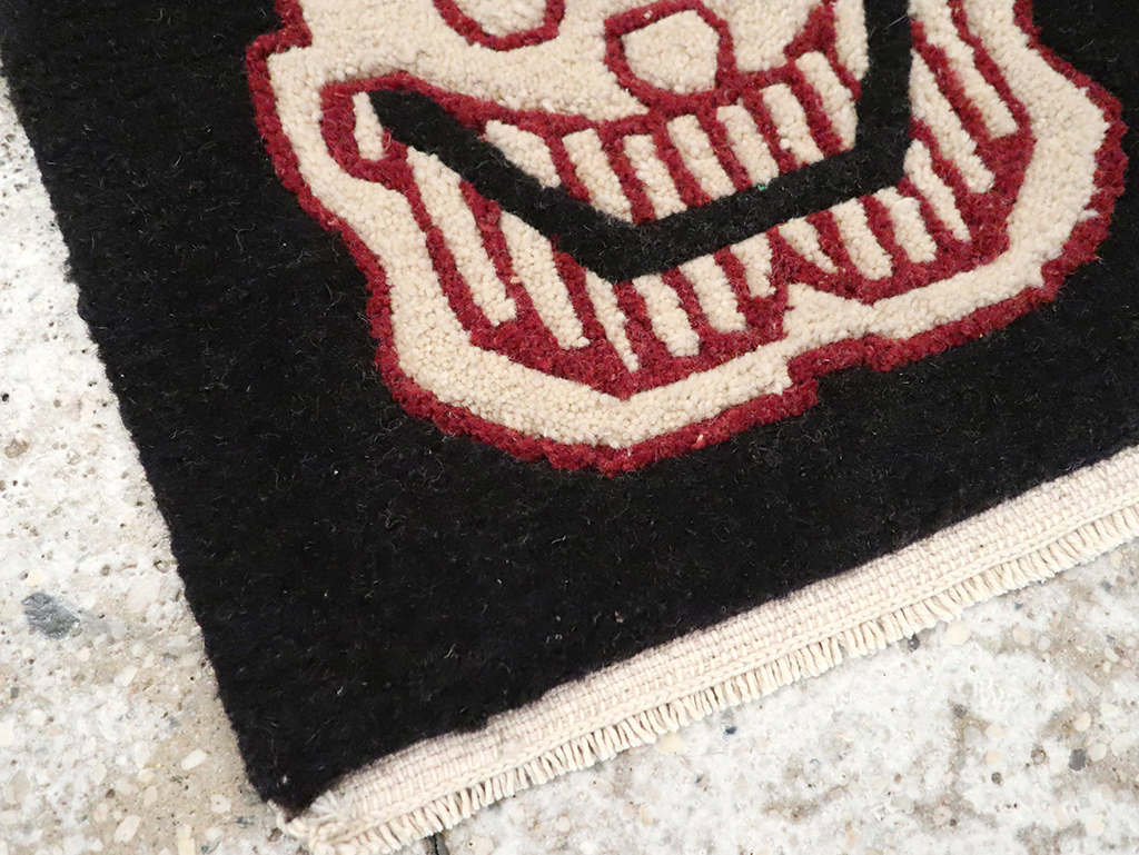 Vintage Tibetan Pictorial Rug (Pair: 1 of 2), No.33022 - Gss