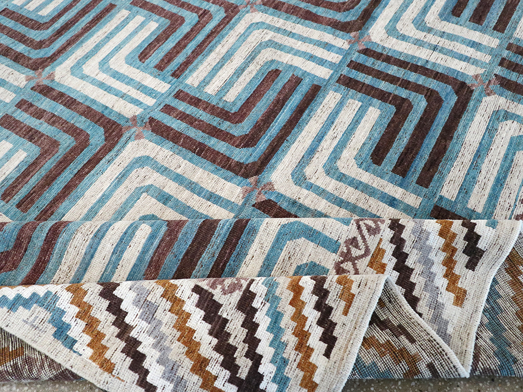 Modern East Turkestan Khotan Room Size Carpet, No.33024 - Gss