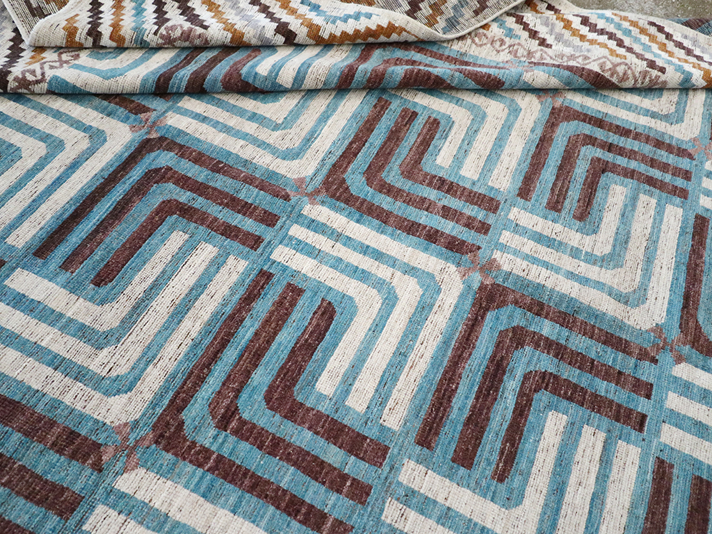 Modern East Turkestan Khotan Room Size Carpet, No.33024 - Gss