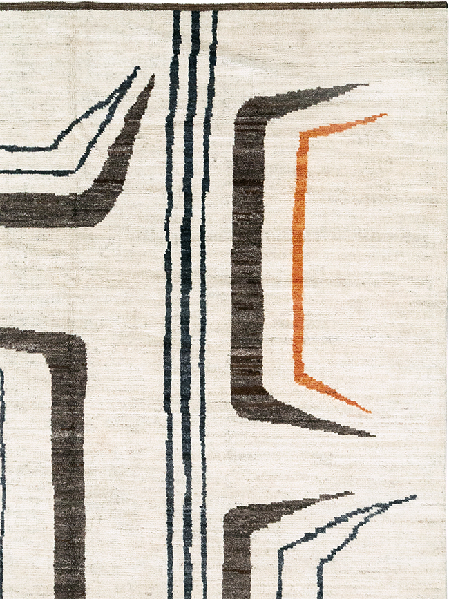 Modern Turkish Art Deco Room Size Carpet, No.33025 - Gss