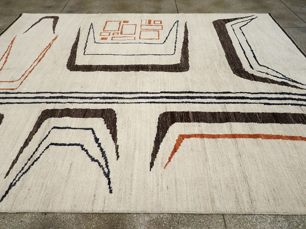 Modern Turkish Art Deco Room Size Carpet, No.33025 - Gss