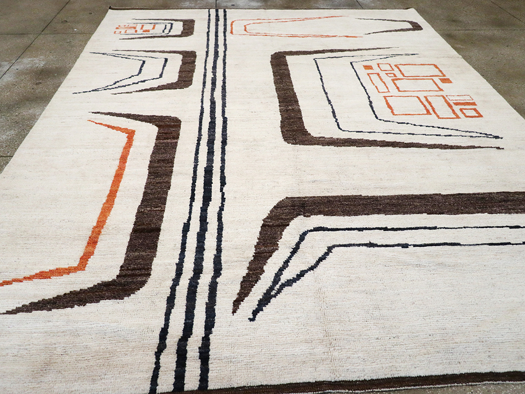 Modern Turkish Art Deco Room Size Carpet, No.33025 - Gss