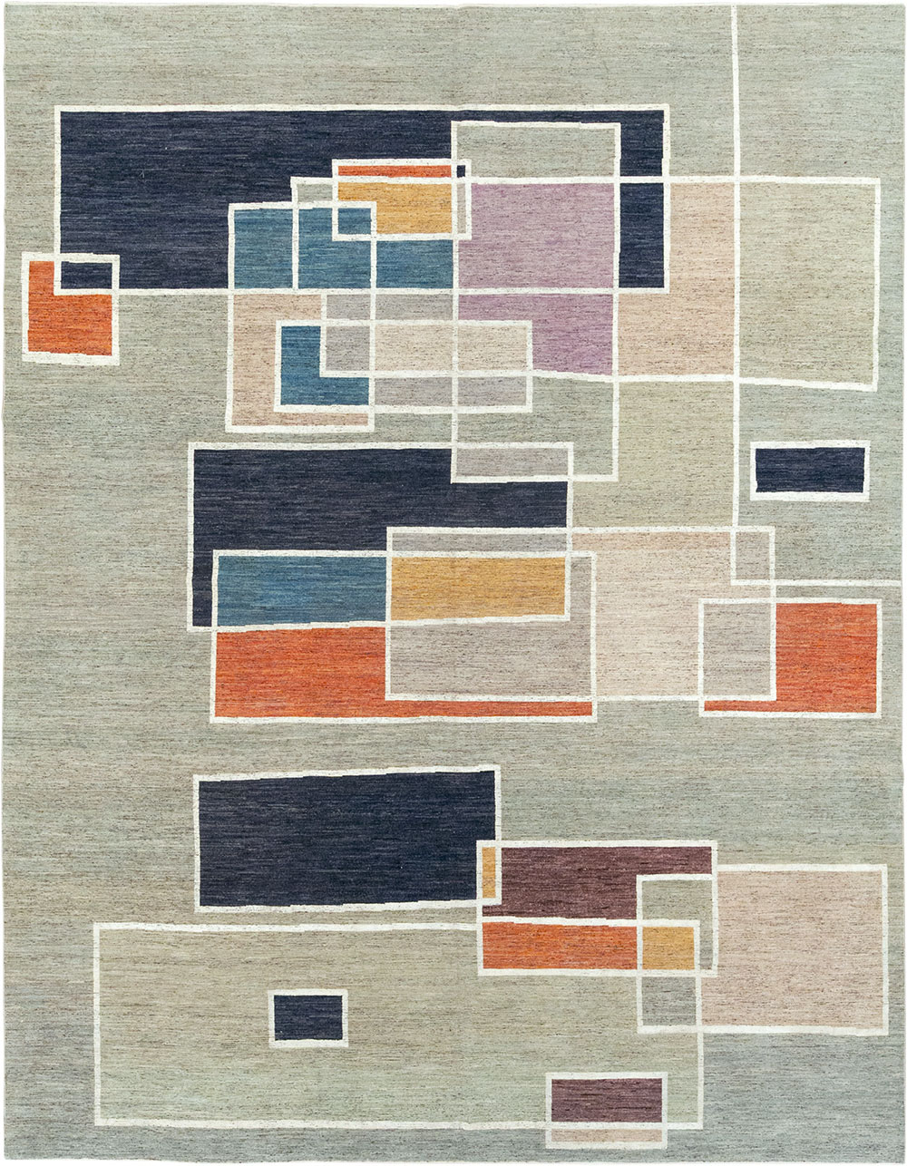 Modern East Turkestan Khotan Room Size Carpet, No.33026 - Gss